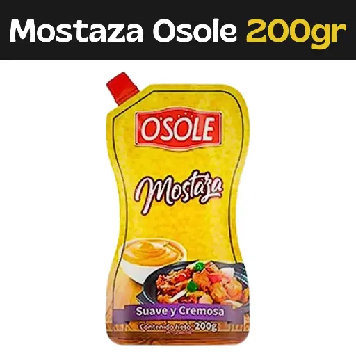 [7595826004125] Mostaza Osole 200g