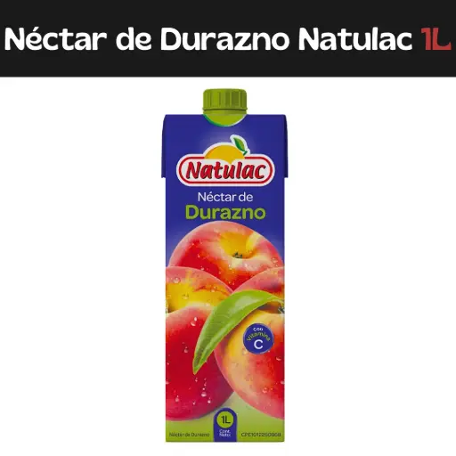 [7592396002070] Néctar de Durazno Natulac 1L