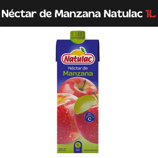 [7592396002117] Néctar de Manzana Natulac 1L
