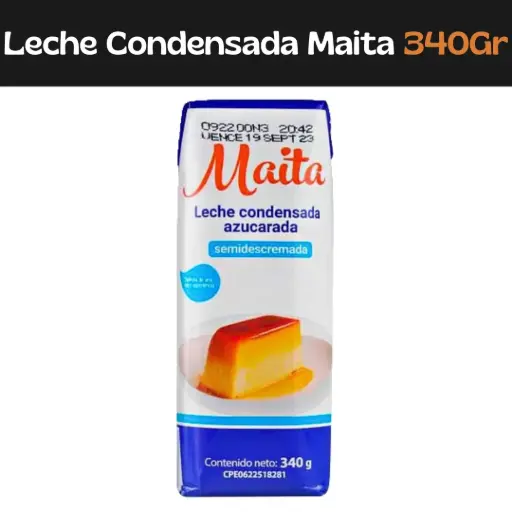 [7592396003787] Leche Condensada Maita 340g (E) 