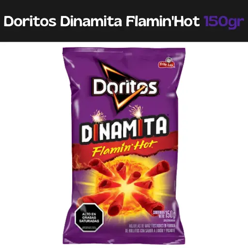 [7591206285634] Doritos Dinamita Flamin'Hot 140g